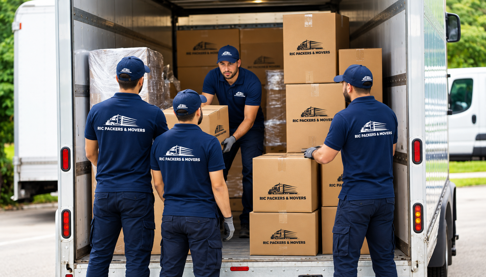 RIC Packers and Movers truck in Baddi